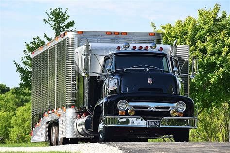 1956 Ford C800 Is The Ultimate High-Dollar Classic Car Hauler: Video ...