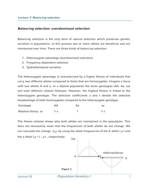 Balancing Selection