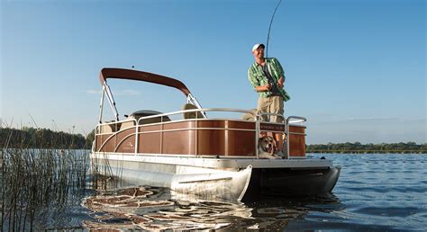 2017 S16 8' Wide Fishing Pontoon Boats by Bennington