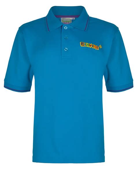 Beaver Scouts Uniform Polo Shirt Blue