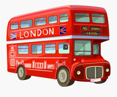 London Double Decker Bus Clipart , Free Transparent Clipart - ClipartKey