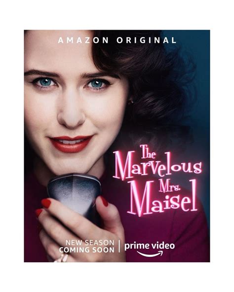 Rachel Brosnahan - "The Marvelous Mrs Maisel" Season 4 Posters • CelebMafia