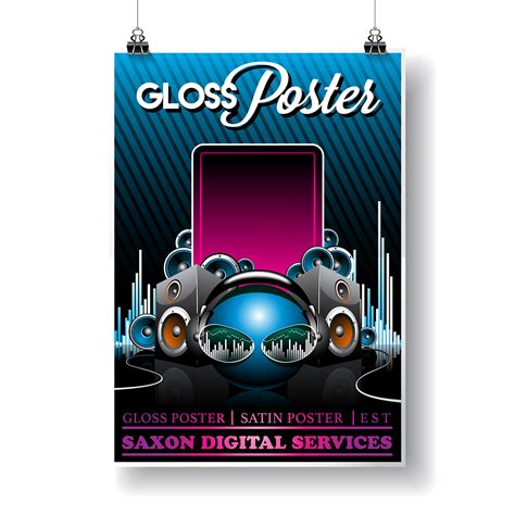 Gloss Posters | Poster Printing | Saxon Digital Printers in Norwich