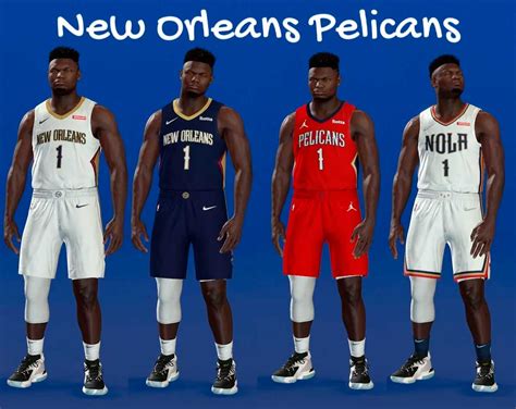 NBA 2K22 New Orleans Pelicans Jerseys All Nike Jerseys Pack