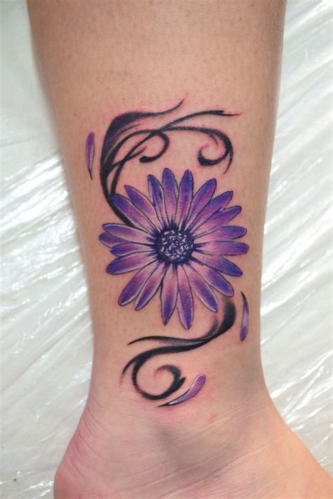 Flower | Tattoos, Daisy tattoo, Flower tattoo designs