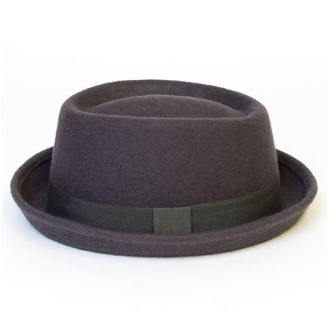 Pork Pie Hat Plain With Band | eBay