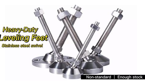 Stainless Steel Heavy Duty Leveling Feet Swivel Adjustable Leveling ...