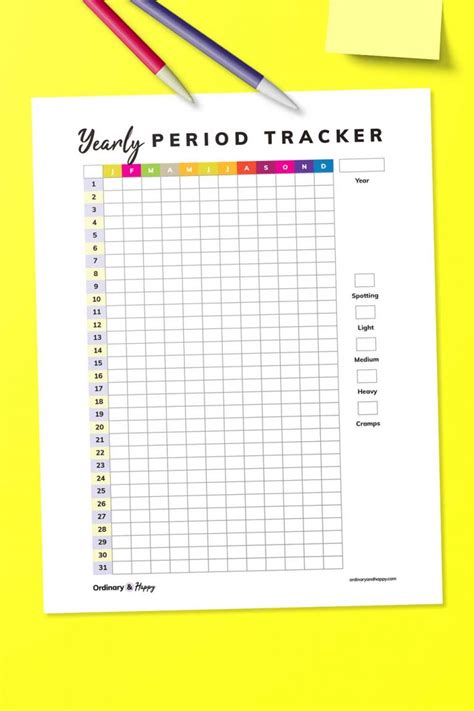 Period Tracker Printables to Easily Track Your Cycle (Free and Premium ...