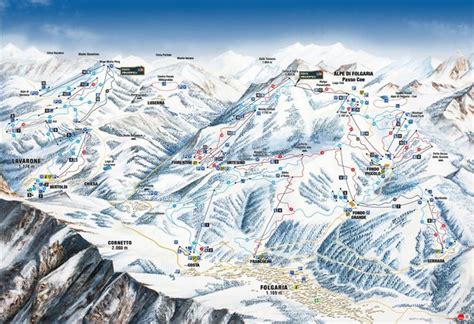 Ski area Folgaria - Rating Folgaria-Lavarone - Test report - Piste map