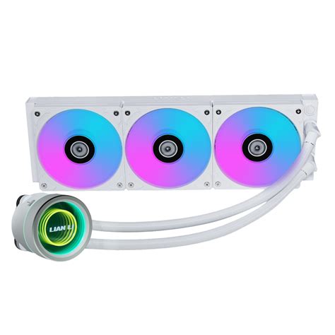 Lian Li Galahad II Trinity 360 RGB 360mm AIO Liquid CPU Cooler - White | PLE Computers