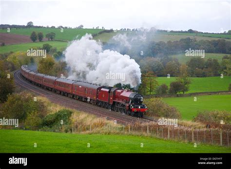 LMS Jubilee Class 5699 Galatea 'Cumbrian Mountain Express', steam train ...