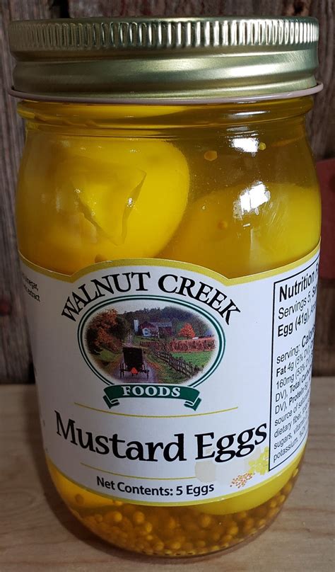 Mustard Eggs Pickled 5 Eggs - Etsy