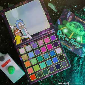 Rick and Morty x Glamlite 30 Shade Palette