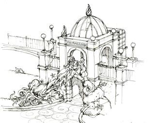Hammerhead Entry sketch | Robin Hall | Flickr