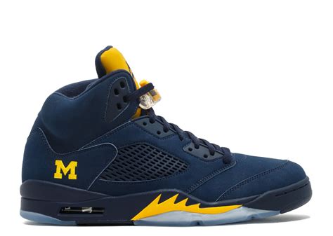 Air Jordan 5 Retro 'Michigan' PE - Air Jordan - 636 645668 - colnavy ...