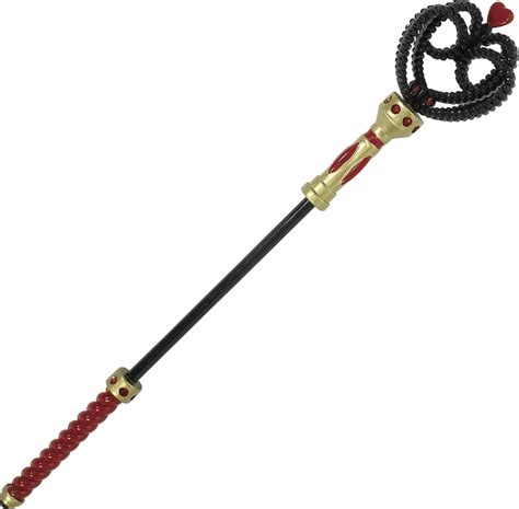 Alice in Wonderland Red Queen Wand Cane, Red/Black/Gold, One Size, Wearable Costume Prop for ...