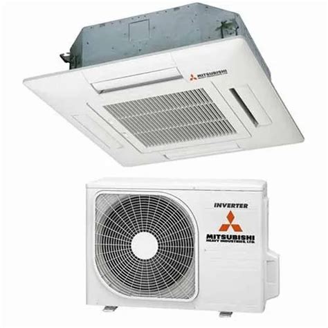 3 Star Ceiling Mounted Mitsubishi Heavy Duty Cassette AC, Cooling ...