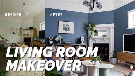 Extreme DIY Living Room Makeover! Luxe Modern Look: Before & After Room ...