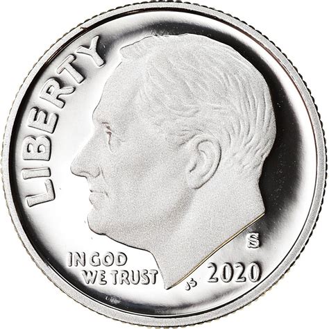 One Dime 2020 Roosevelt, Coin from United States - Online Coin Club