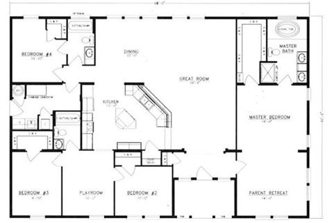 Exceptional Metal 40x60 Homes Floor Plans | 379925 | Home Design Ideas ...