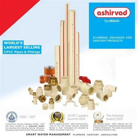 Ashirvad Ashirwad CPVC Pipes And Fittings at Rs 330/piece in Hyderabad | ID: 25271326388