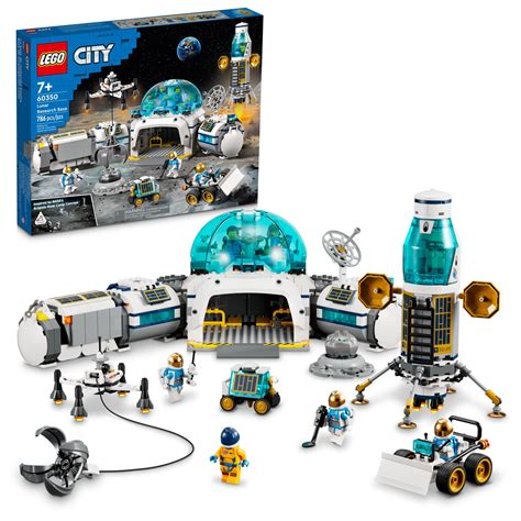 Buy LEGO City Lunar Research Base 60350 Building Kit for Kids Aged 7 ...
