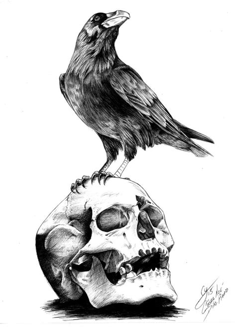 The Raven by Edgar Allan Poe | Poe tattoo, Crow tattoo, Raven tattoo