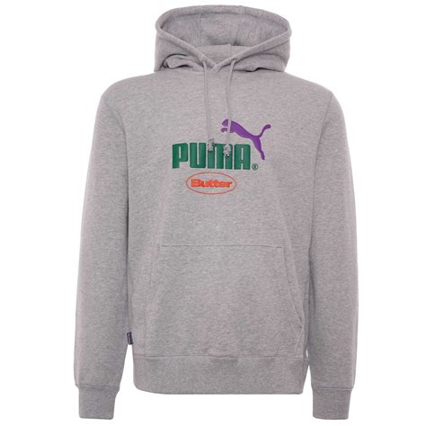 PUMA x Butter Goods Hoodie | Light Grey Heather | 532438-04