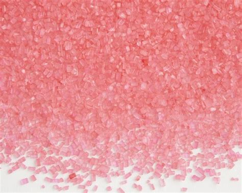 pink sugar crystals... in piles of different pastel colors could make an amazing set | Sugar ...