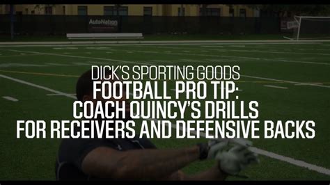 Drills for Receivers and Defensive Backs - YouTube