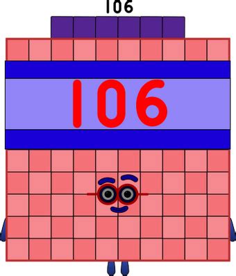 Numberblocks 106 blocks by jeanpaulfelix on DeviantArt