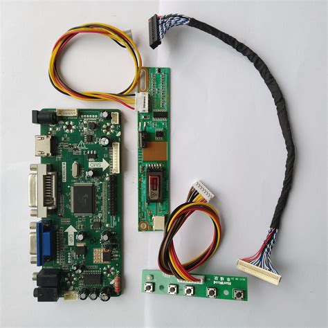 LCD LED Controller Board Kit for B154EW08 v1 HDMI+DVI+VGA+Audio Server Components Enterprise ...