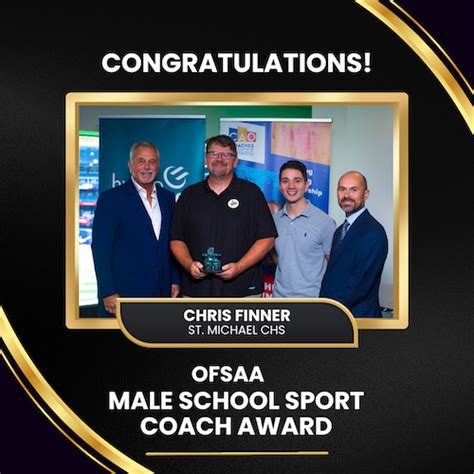 School Sport Coach Awards Announced! - OFSAA