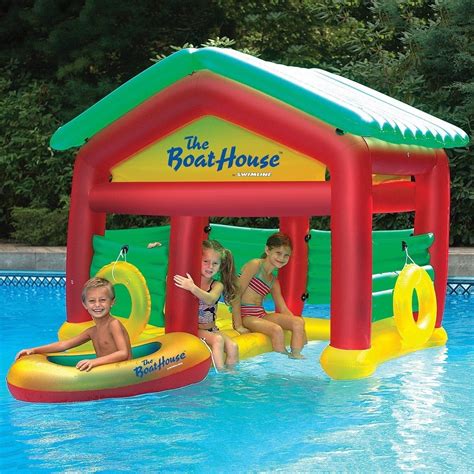 Swimline Boathouse Floating Habitat Inflatable for Swimming Pools - Walmart.com