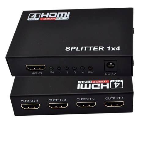 Splitter Hdmi 1x4 Divisor De Señal Amplificado V 1.4 4k Eg - $ 339.15 en Mercado Libre