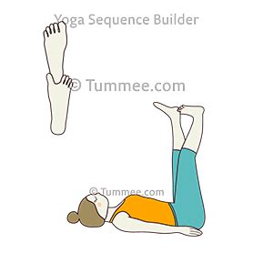 Half Plough Pose Feet Stacked Yoga (Ardha Halasana Pada Stacked) | Yoga ...