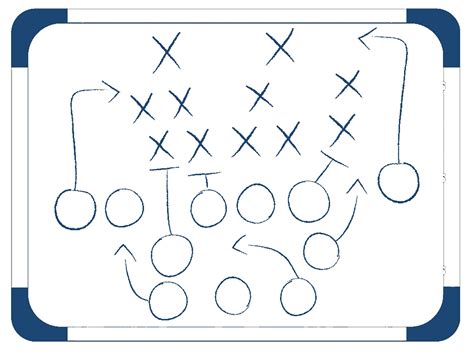 Football Play Drawing Template at PaintingValley.com | Explore collection of Football Play ...