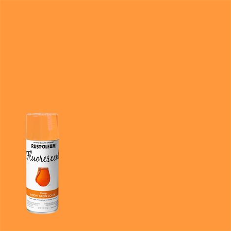 Rust-Oleum Specialty 11 oz. Fluorescent Orange Spray Paint-342568 - The ...