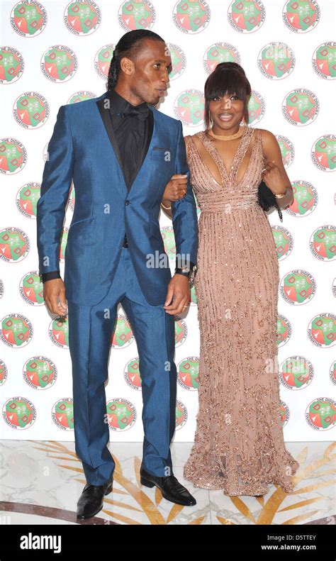 Didier Drogba and wife The Didier Drogba Foundation Charity Ball held ...