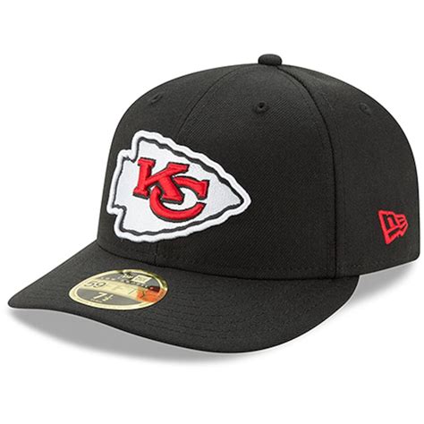 New Era Kansas City Chiefs Black Omaha Low Profile 59FIFTY Structured Hat