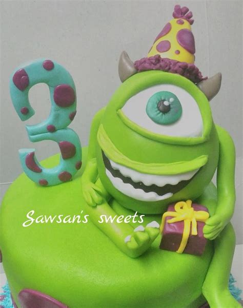 Monster Inc cake - Decorated Cake by Sawsan's sweets - CakesDecor