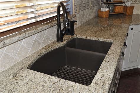 Giallo Ornamental Granite, Silgranite Blanco sink | Undermount kitchen sinks, Diy kitchen ...