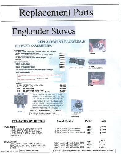 Englander Pellet Stove Parts Diagram | Reviewmotors.co