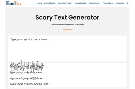 Scary Text Generator [ƈօքʏ & Pαʂƚҽ] | FontVilla.com