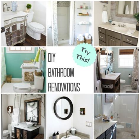 TRY THIS: DIY Bathroom Renovations - Four Generations One Roof Blog