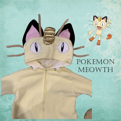 Pokemon Meowth Costume Custom-made Child Sized - Etsy Canada