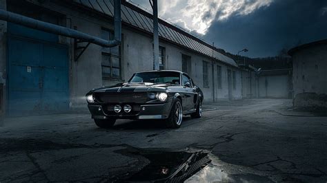 HD wallpaper: black car, eleanor, vehicle, ford mustang shelby eleanor, ford mustang eleanor ...