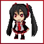 Zatsune Miku Pixel 150x150 by aiyamey on DeviantArt