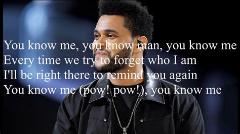 THE WEEKND - REMINDER LYRICS - YouTube