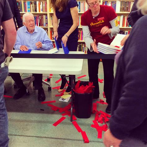 Jimmy Carter signing books at Powell's City of Books. | Powell city of ...